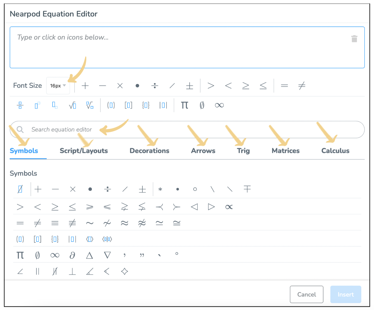 Math Formula Editor – Nearpod: Student Engagement Platform