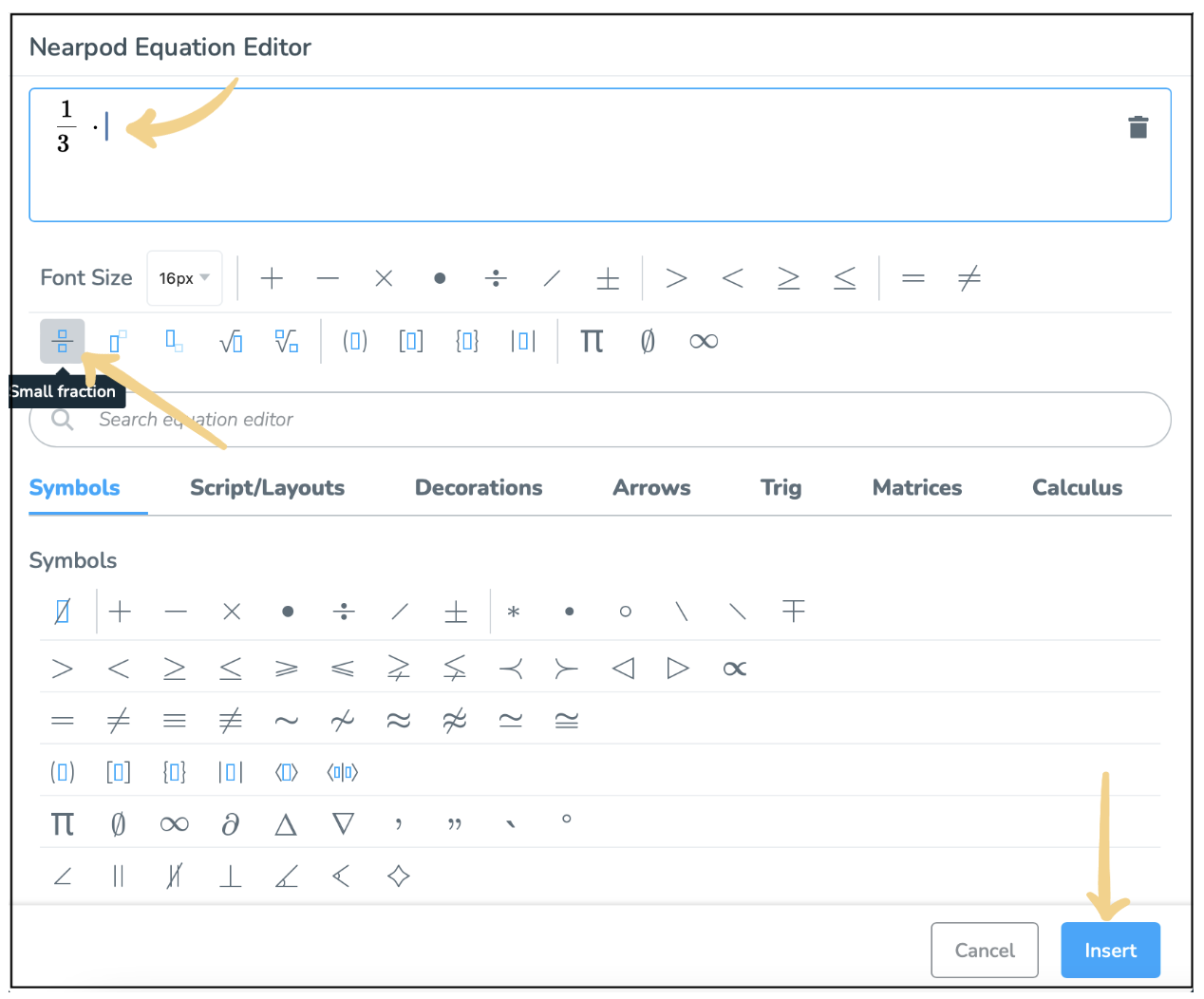 Math Formula Editor – Nearpod: Student Engagement Platform